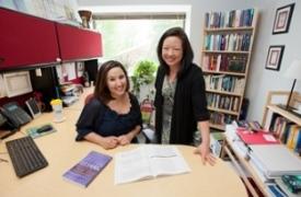 Professor and student